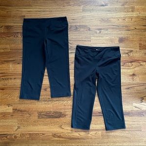 New Old Navy Active Capri Leggings, size 1x (2 pairs)
